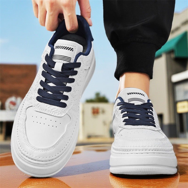 Damen Leder Sneaker Komfortabel Dämpfung Modern wird zu Damen