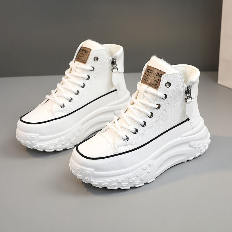 Damen Hoch Sneaker Bequem