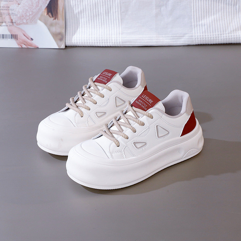 Damen Plattform Sneaker Hoch Modisch