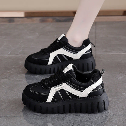 Damen Sneaker Bequem Chunky Sohle Sportschuh Weite