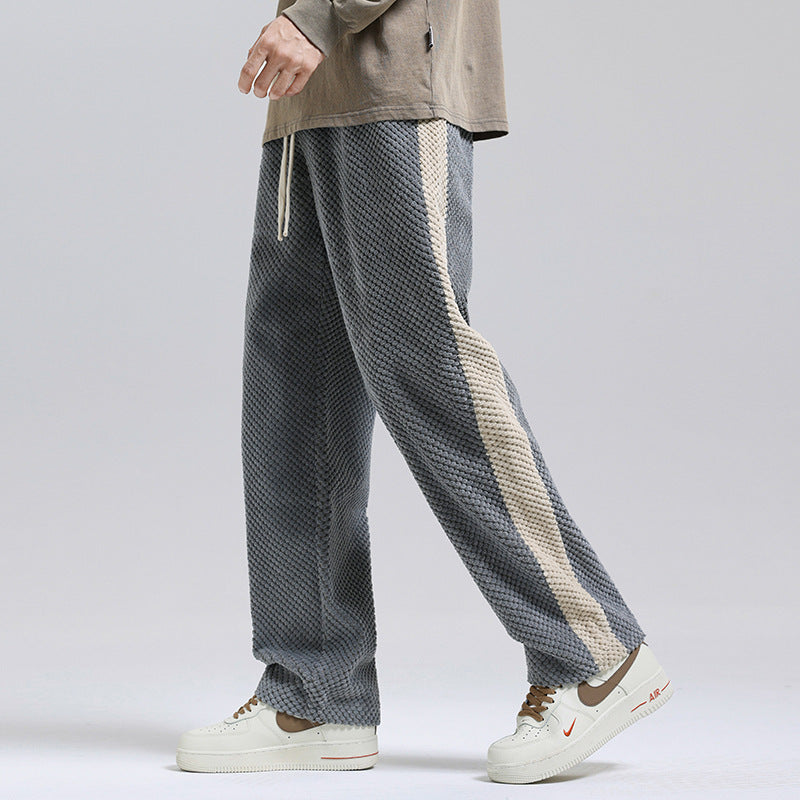 Herrenhose Relaxed Fit Streifen Bequem