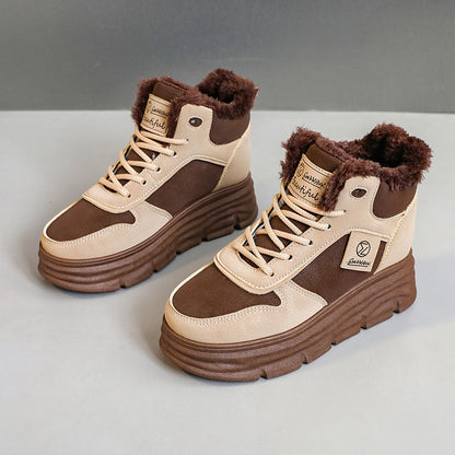 Damen High- Sneaker Kuschelig Sportlich