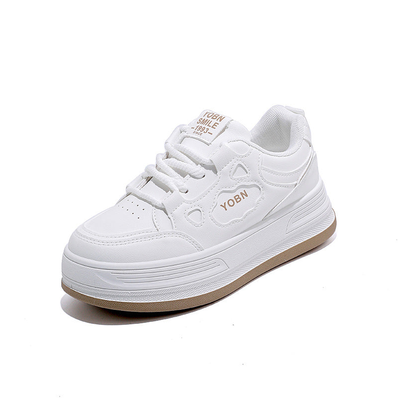 Damen Sneaker Bequem Dicke Sohlen Modisch