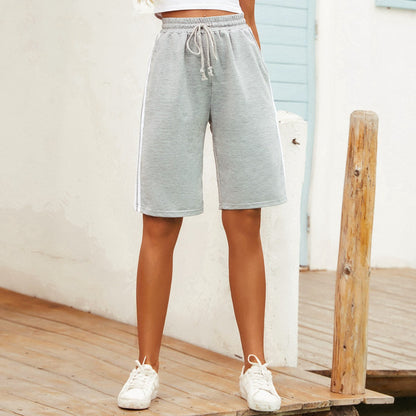 Damen Jogginghose Sportlich Streifen