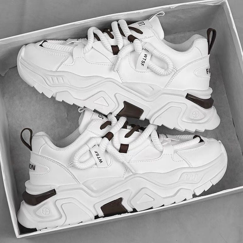 Damen Sneaker Sportlich Chunky Schnell Schnüren - BerlinGlamour