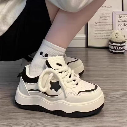 Damen Sneaker Chunky Atmungsaktives Mesh Komfort Schuhe