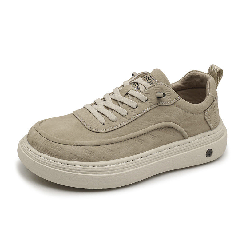 Damen Sneaker Leder Bequem Laufsohle Dämpfung