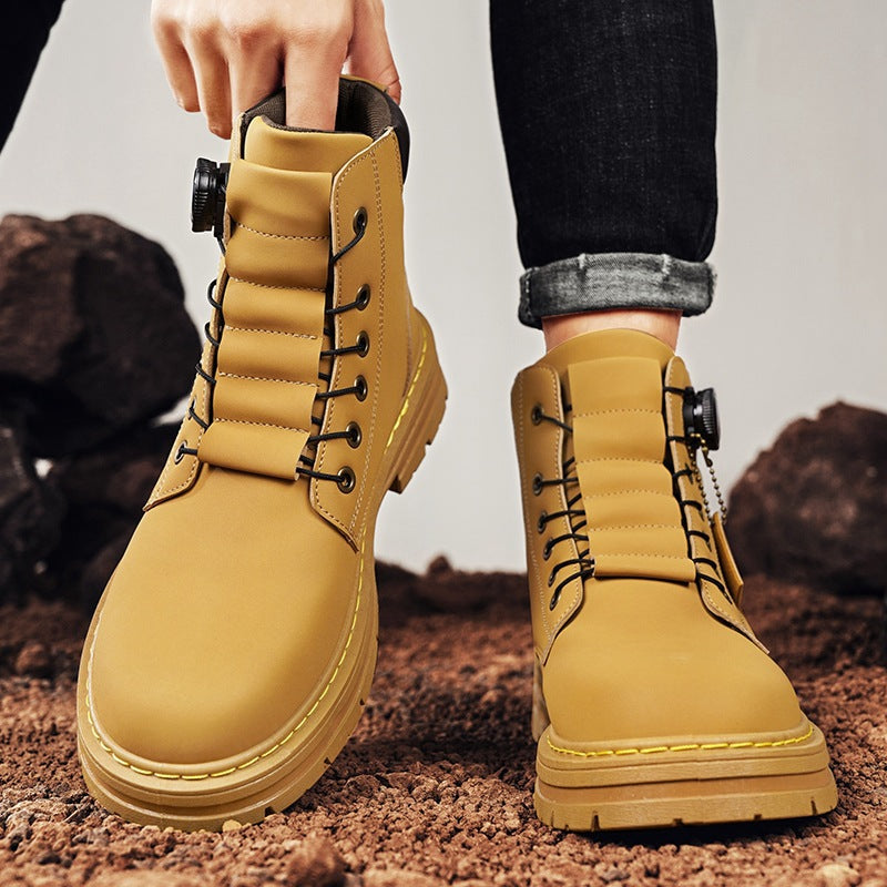 Herren Schnürboots Robust Rutschfest Wasserdicht