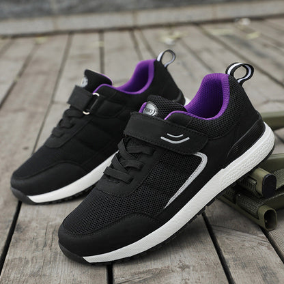 Damen Sneaker Atmungsaktives Mesh Klettverschluss