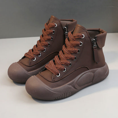 Damen Hochsneaker Robust Reißverschluss