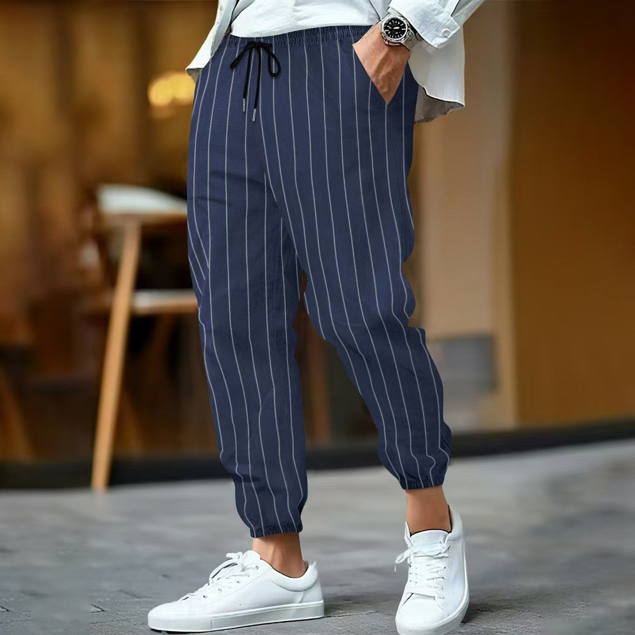 Bequeme Damen Jogginghose Elastischer Bund Slim Fit