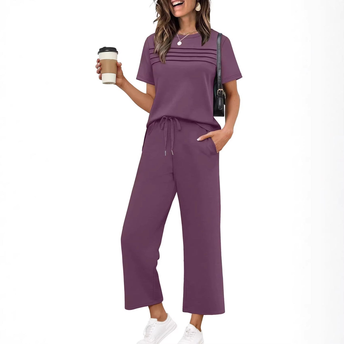 Damen Jogginganzug Atmungsaktiv Sportlich Bequem sollte zu Damen