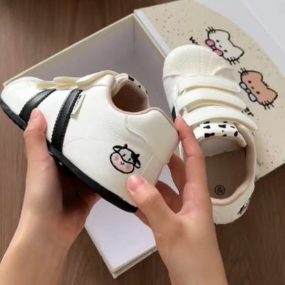 Damen Sportschuhe Mädchen Klettverschluss Farbenfroh