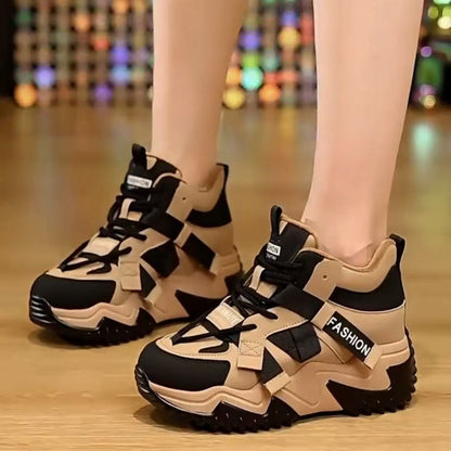 Damen High- Sneaker Sportlich Mit Dämpfung