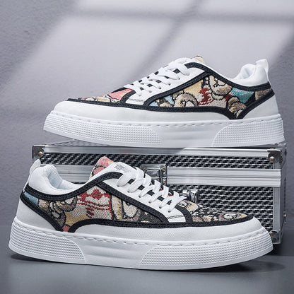 Damen Sneaker Bequem Sportlich Muster
