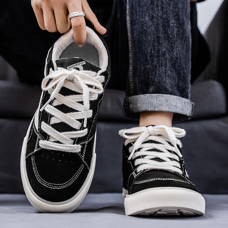 Damen Sneaker Veloursleder Modisch
