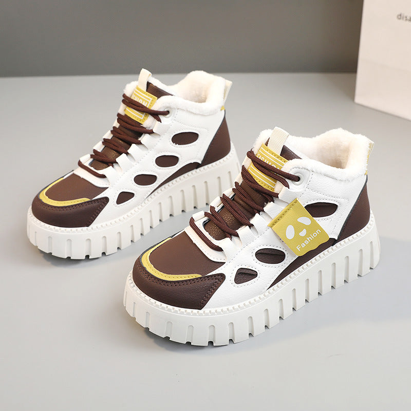 Damen High- Sneaker Bequem Sportlich