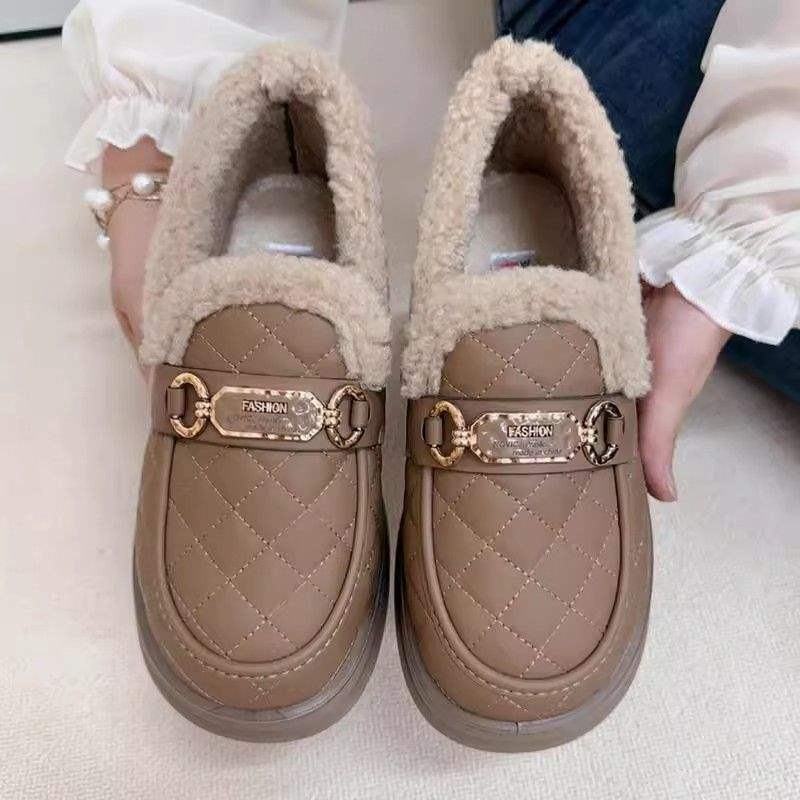 Damen Slipper Warm Weich Komfort Design