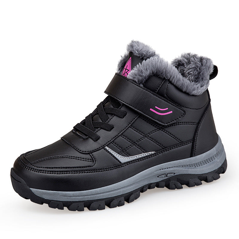 Damen Winterstiefel Isoliert Warm Klett Schnee