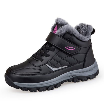Damen Winterstiefel Isoliert Warm Klett Schnee