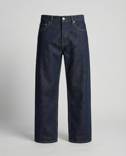 Herren Wide Leg Jeans Schwere Denim Hose