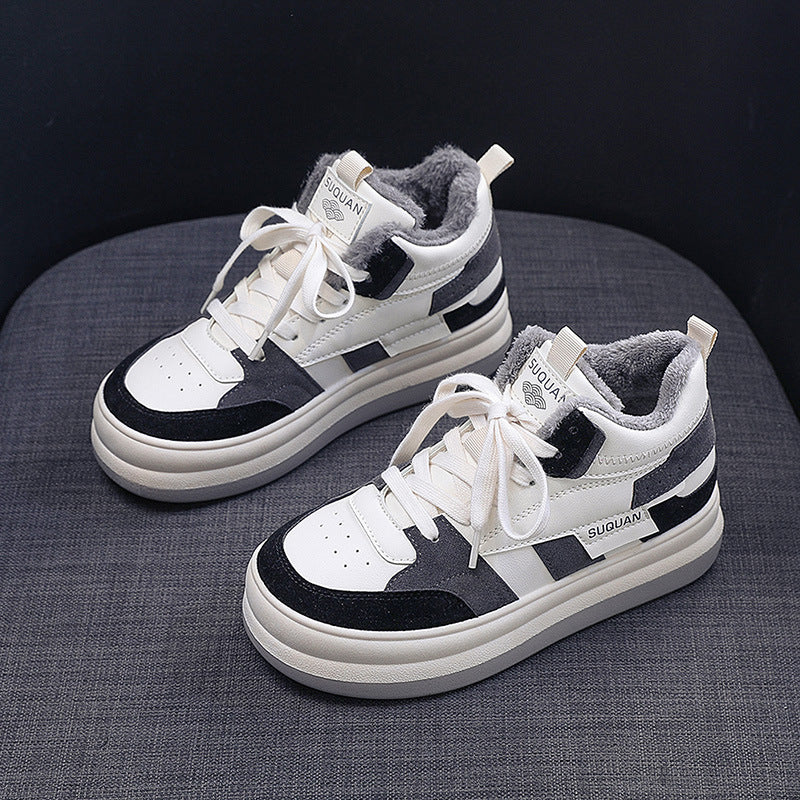 Damen Sneaker Chunky Strapazierfähig Bequem