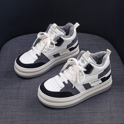 Damen Sneaker Chunky Strapazierfähig Bequem