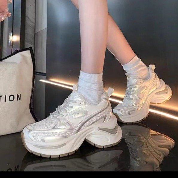 Damen Sneaker Sportlich Reflektierend Gepolstert - Norvielle
