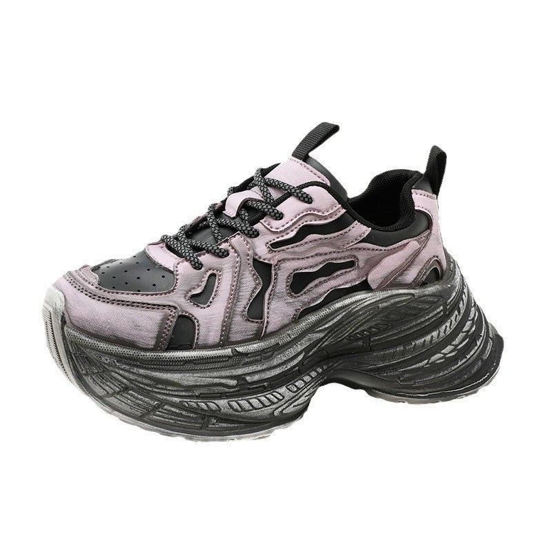 Damen Sneaker Bequem Elastisch Weite Passform Schwarz - Norvielle