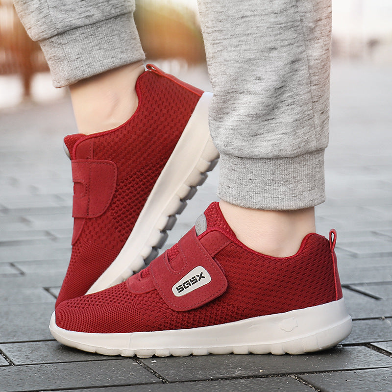 Damen Laufschuhe Atmungsaktives Mesh Klettverschluss