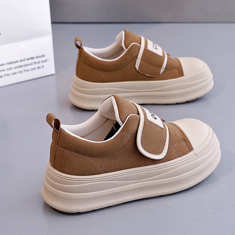 Damen Sneaker Bequem Klettverschluss Weiche Sohle ist bereits ein