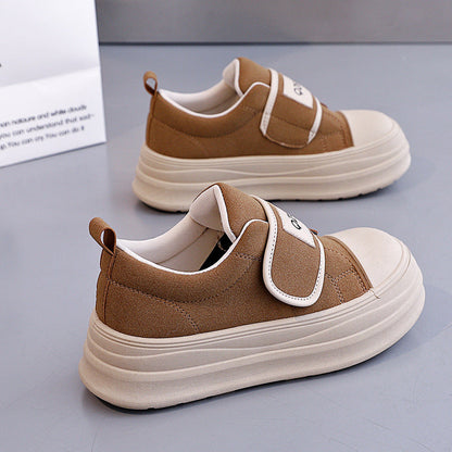 Damen Sneaker Bequem Klettverschluss Weiche Sohle ist bereits ein