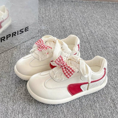 Damen Sneaker Bunt Karo Sportlich