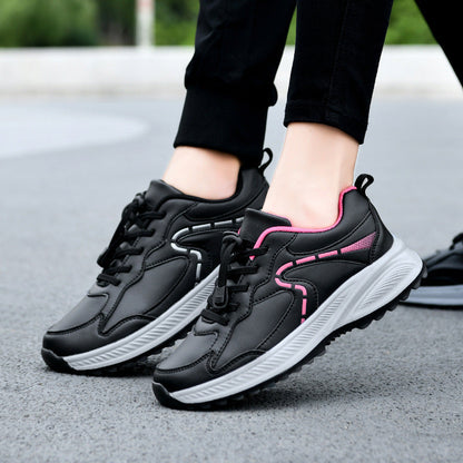 Damen Sport-Schuhe Schnellverschluss Polster Sohle Bequem