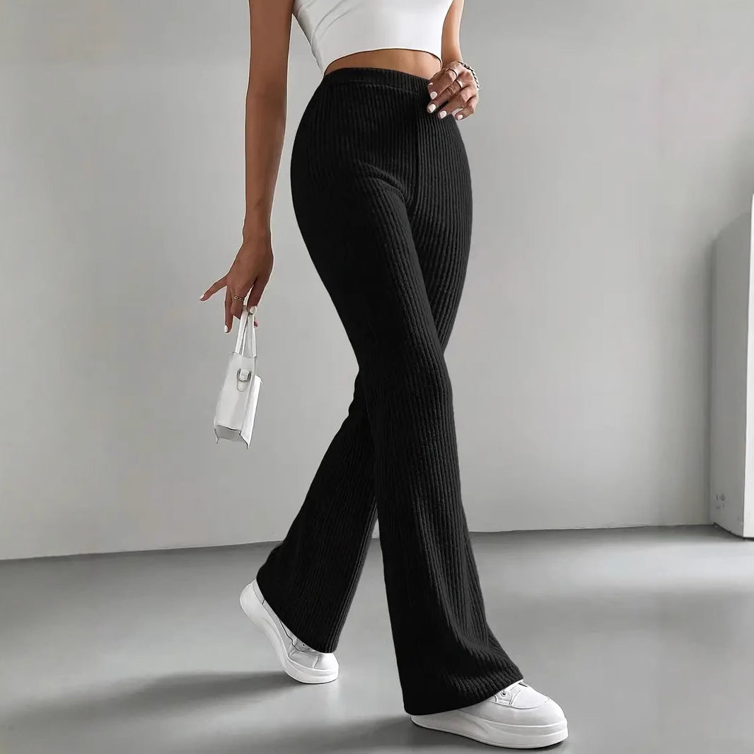 Damen Stretchhose Bequem Weit Geschnitten