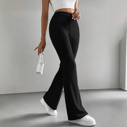 Damen Stretchhose Bequem Weit Geschnitten