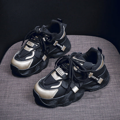 Damen Sneaker Atmungsaktives es Leder
