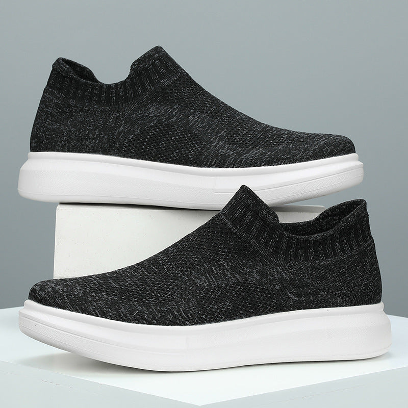 Damen Sneaker Strick Rutschfest Flexibel