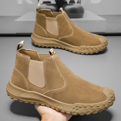 Damen Chelsea Boots Sportlich Rutschfest