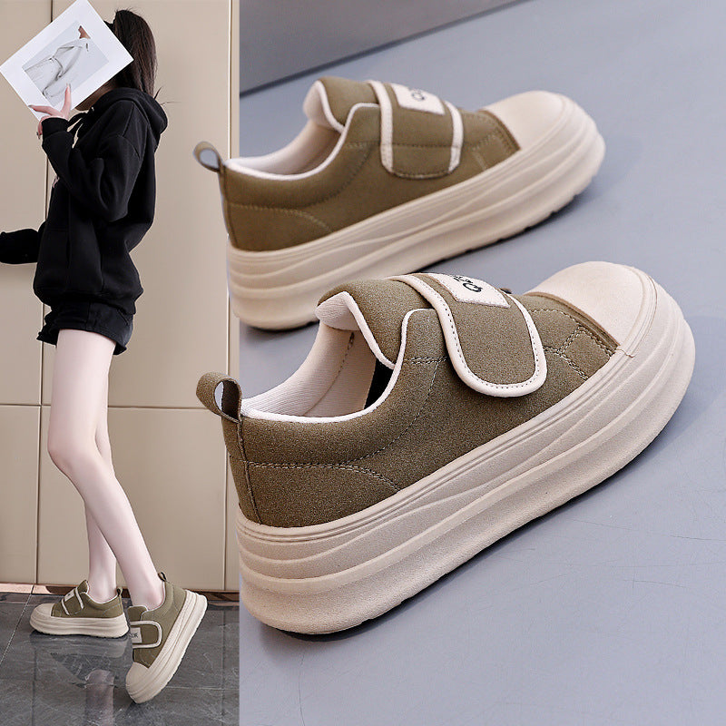 Damen Sneaker Bequem Klettverschluss Weiche Sohle ist bereits ein - Norvielle