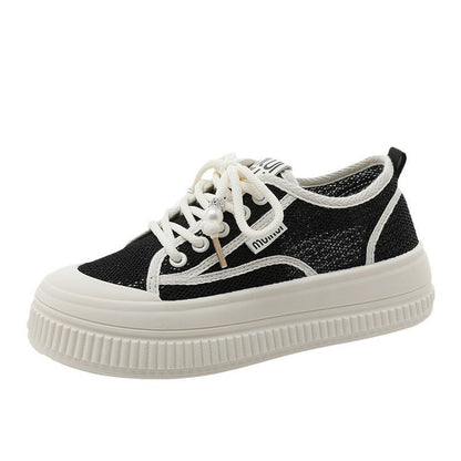 Damen Chunky Sneaker Perlenoptik