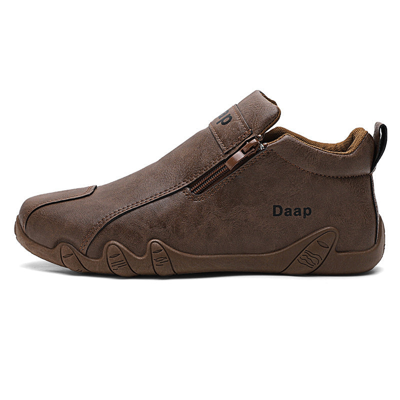 Damen Sneaker Modisch Reißverschluss