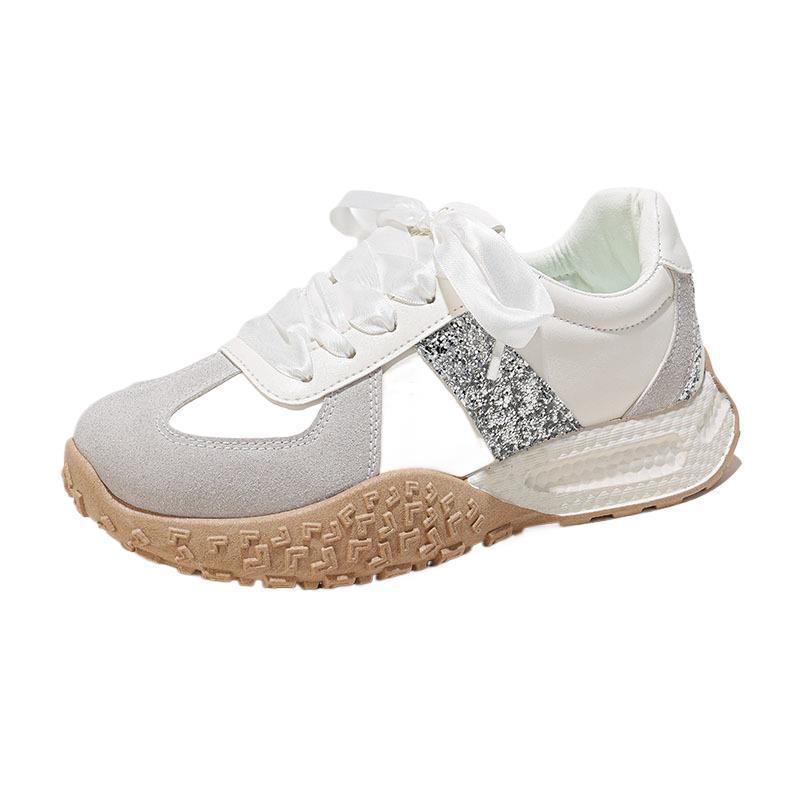Damen Sneaker Glitzernd Sportlich Schuhe