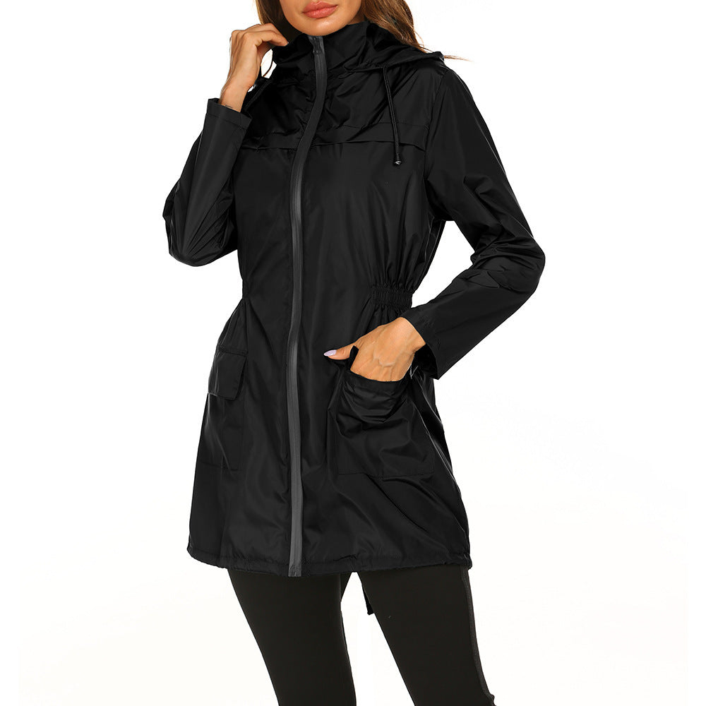 Damen Freizeitjacke Praktisch Verstellbar Große Taschen
