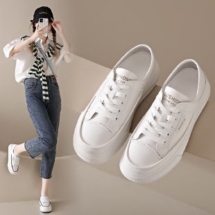Damen Plattform Sneaker Atmungsaktives Material Bequem