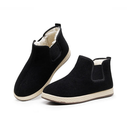 Damen Stiefeletten Warm Elastisches Material Winter
