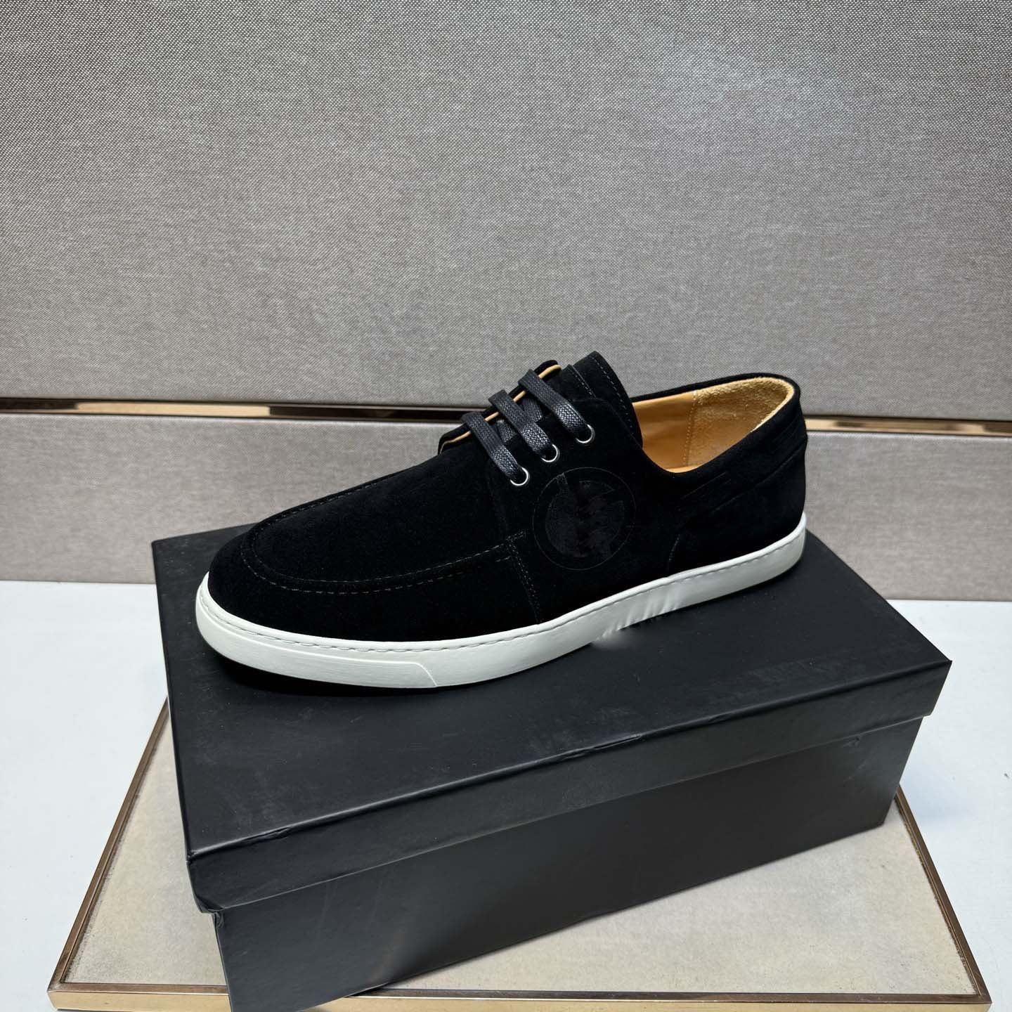 Damen Mokassin Sneaker Weichleder Rutschfest