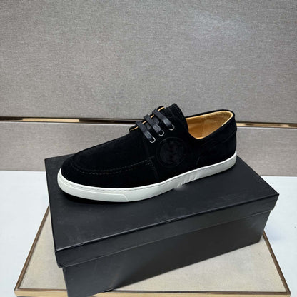 Damen Mokassin Sneaker Weichleder Rutschfest