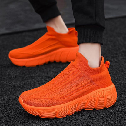 Damen Sneaker Strick Bequem