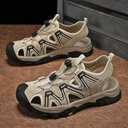 Damen Sport Sandalen Atmungsaktives Mesh Schnellschnürsystem